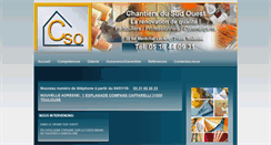 Desktop Screenshot of chantierssudouest.com